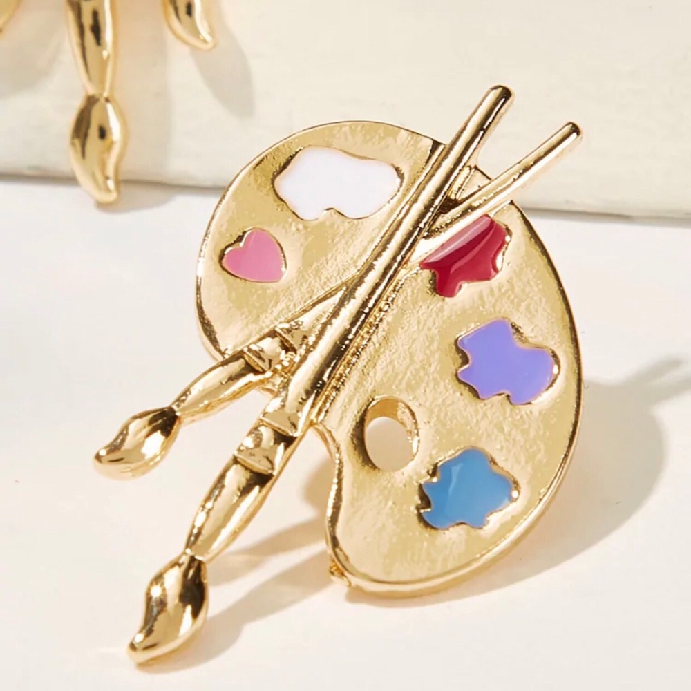 Creative Artist Earrings - Picture 2 of 3